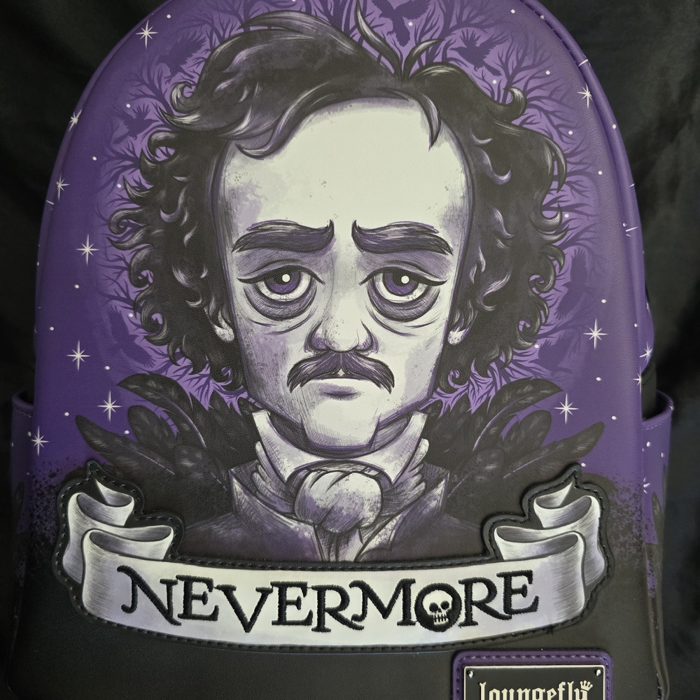 Loungefly Black and Purple Midnight Dream Backpack